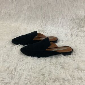 & OTHER STORIES ,WOMEN ,BLACK ,SUEDE FLAT LOAFERS ,MULE ,SLIPPERS.SIZE-7